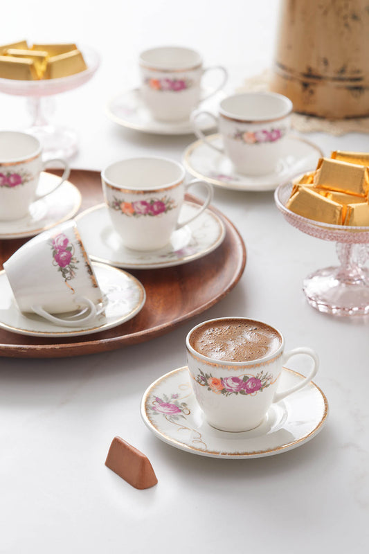 طقم فناجين قهوة 12 قطعة - SOUQ ALAWANI 