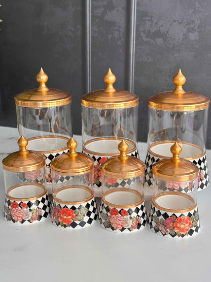 طقم علب بهارات 7 قطع - SOUQ ALAWANI 