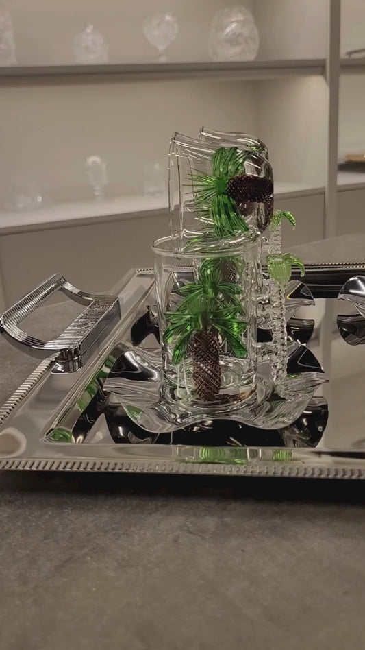 طقم شاي و قهوة 18 قطعة