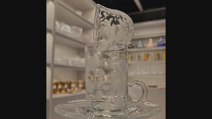 Rose Series / طقم شاي و قهوة 18 قطعة