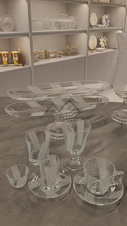 طقم شاي و قهوة 18 قطعة