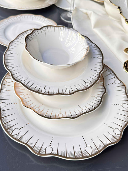 طقم سفرة 6 أشخاص -42- قطعة - SOUQ ALAWANI 