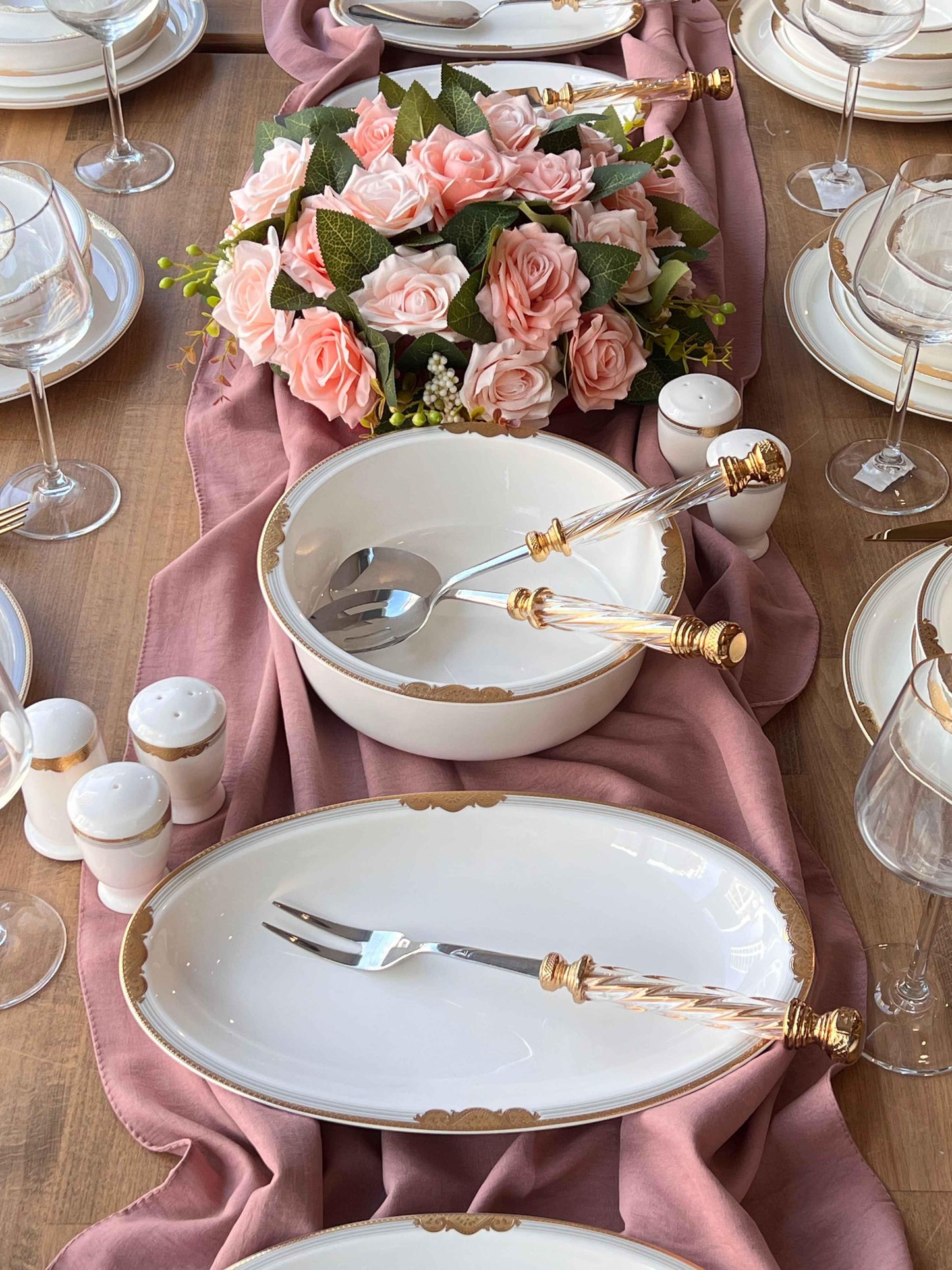 طقم سفرة 12 شخص -162- قطعة - SOUQ ALAWANI 