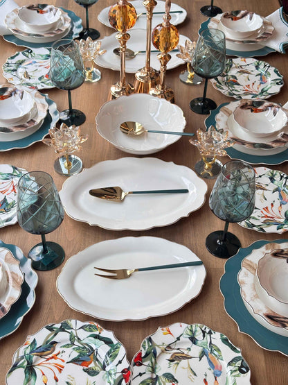 طقم سفرة 6 أشخاص -47- قطعة - SOUQ ALAWANI 