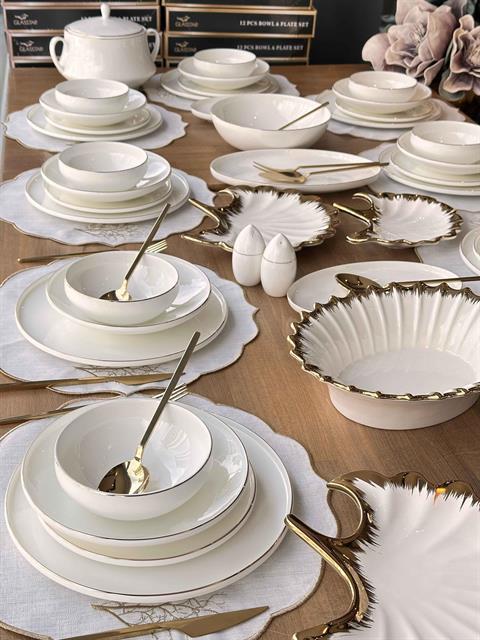 طقم سفرة 12 شخص -153- قطعة - SOUQ ALAWANI 