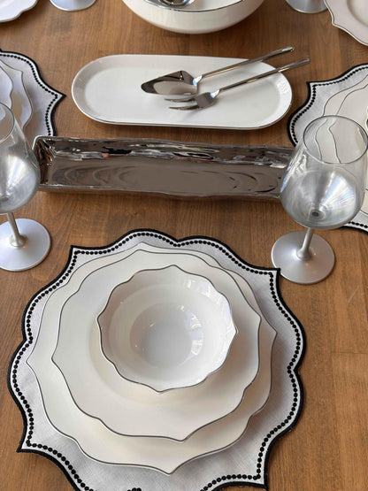 طقم سفرة 6 أشخاص -47- قطعة - SOUQ ALAWANI 