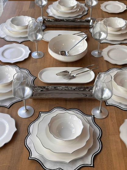 طقم سفرة 6 أشخاص -47- قطعة - SOUQ ALAWANI 