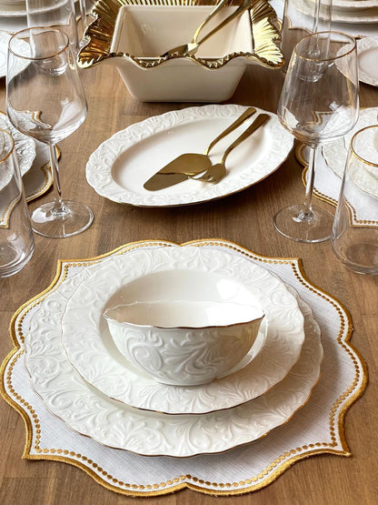 طقم سفرة 6 أشخاص -50- قطعة - SOUQ ALAWANI 