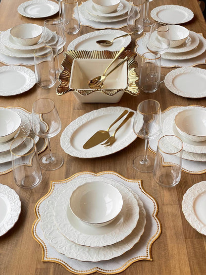 طقم سفرة 6 أشخاص -50- قطعة - SOUQ ALAWANI 