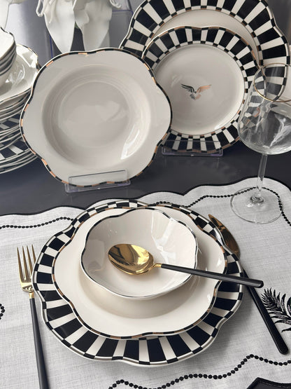 طقم سفرة 24 قطعة / 6 أشخاص - SOUQ ALAWANI 