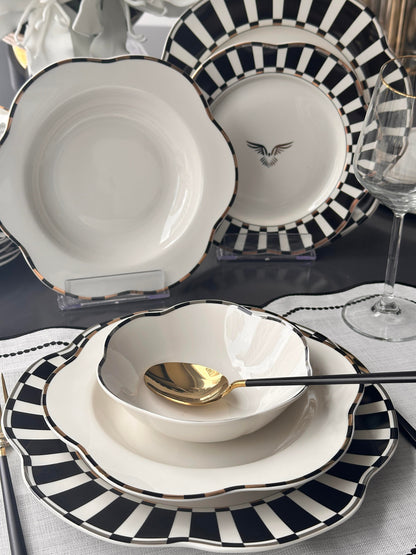 طقم سفرة 24 قطعة / 6 أشخاص - SOUQ ALAWANI 