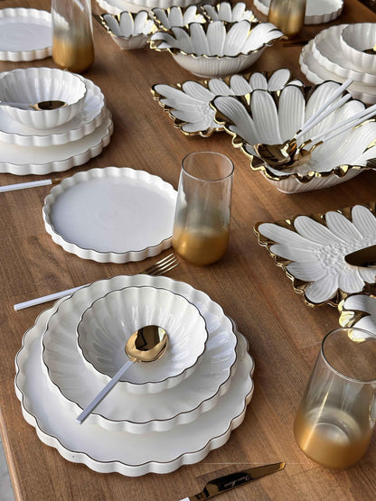 طقم سفرة 6 أشخاص -88- قطعة - SOUQ ALAWANI 