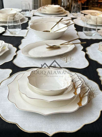 طقم سفرة 6 أشخاص - 52- قطعة - SOUQ ALAWANI 