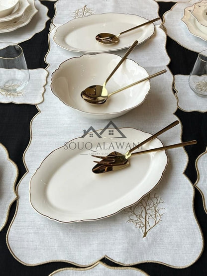 طقم سفرة 6 أشخاص - 52- قطعة - SOUQ ALAWANI 