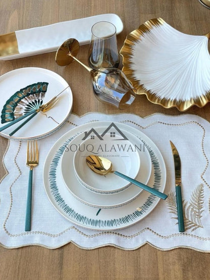 طقم سفرة 24 قطعة / 6 أشخاص - SOUQ ALAWANI 