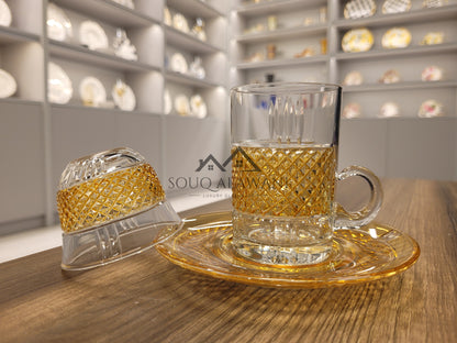 طقم ضيافة  18 قطعة - SOUQ ALAWANI 