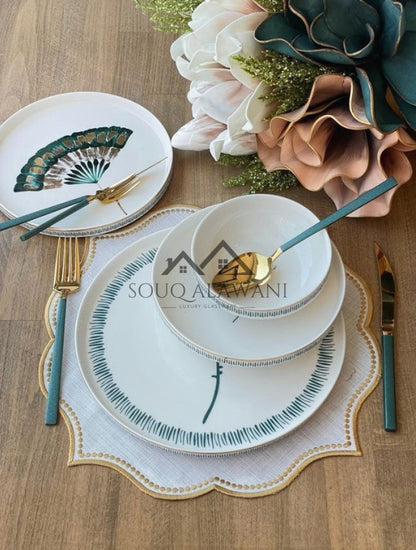 طقم سفرة 24 قطعة / 6 أشخاص - SOUQ ALAWANI 