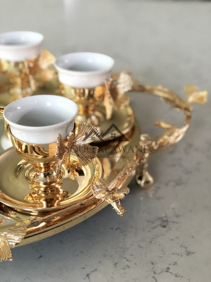طقم فناجين قهوة عربية 12 قطعة - SOUQ ALAWANI 