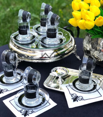 طقم ضيافة  18 قطعة - SOUQ ALAWANI 