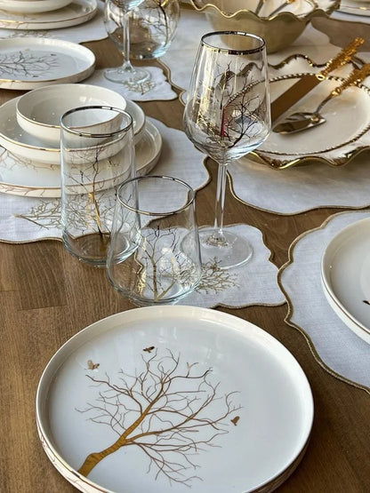 طقم سفرة 6 أشخاص -64- قطعة - SOUQ ALAWANI 