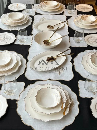 طقم سفرة 6 أشخاص - 52- قطعة - SOUQ ALAWANI 