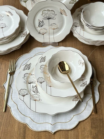 طقم سفرة 24 قطعة / 6 أشخاص - SOUQ ALAWANI 