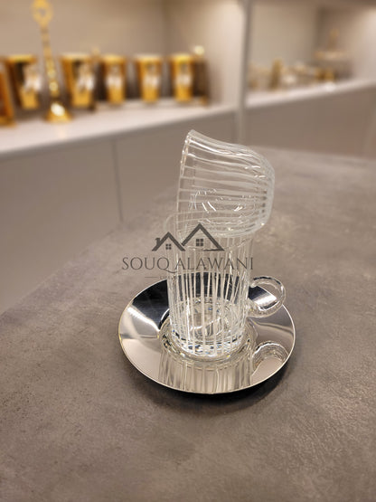 طقم شاي و قهوة 18 قطعة - SOUQ ALAWANI 