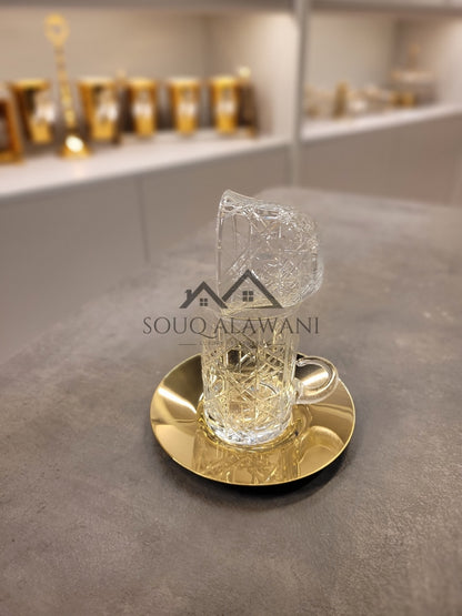 طقم شاي و قهوة 18 قطعة - SOUQ ALAWANI 