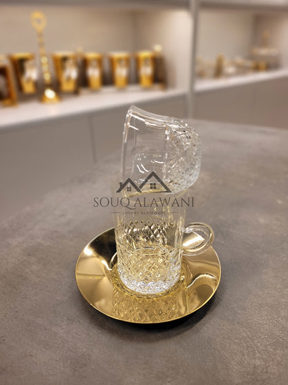 طقم شاي و قهوة 18 قطعة - SOUQ ALAWANI 