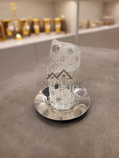 طقم شاي و قهوة 18 قطعة - SOUQ ALAWANI 