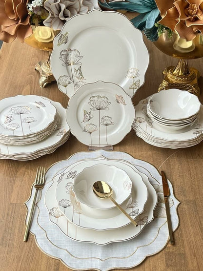 طقم سفرة 24 قطعة / 6 أشخاص - SOUQ ALAWANI 