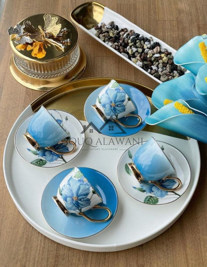 طقم فناجين قهوة 8 قطع - SOUQ ALAWANI 