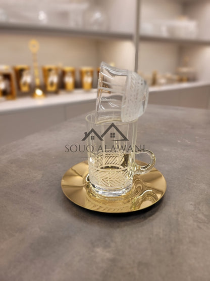 طقم شاي و قهوة 18 قطعة - SOUQ ALAWANI 