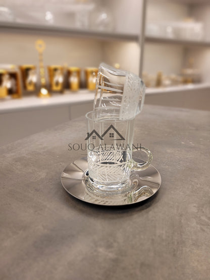 طقم شاي و قهوة 18 قطعة - SOUQ ALAWANI 
