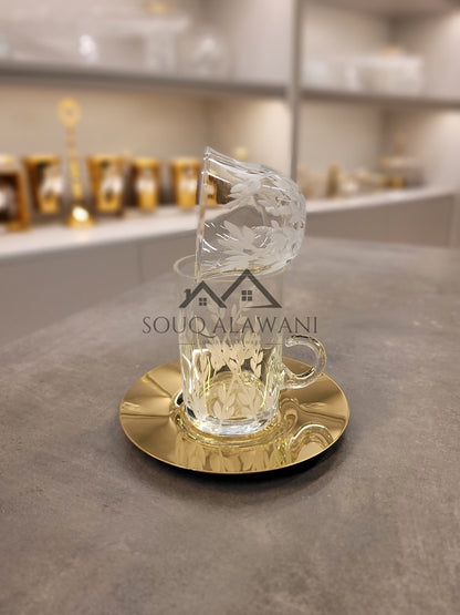 طقم شاي و قهوة 18 قطعة - SOUQ ALAWANI 