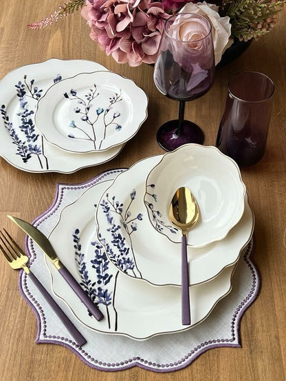 طقم سفرة 24 قطعة / 6 أشخاص - SOUQ ALAWANI 