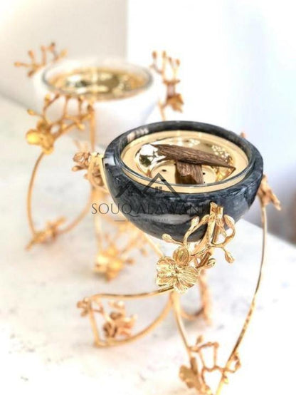 طقم مباخر نحاسية 2 قطعة - SOUQ ALAWANI 