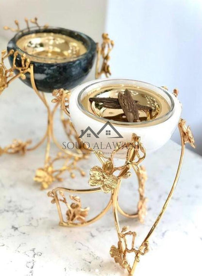 طقم مباخر نحاسية 2 قطعة - SOUQ ALAWANI 