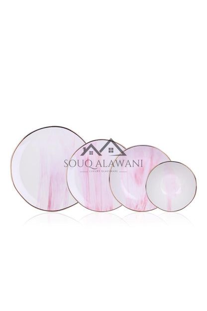 طقم سفرة 24 قطعة / 6 أشخاص - SOUQ ALAWANI 