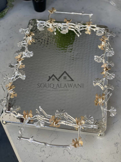 صينية ضيافة نحاسية - SOUQ ALAWANI 