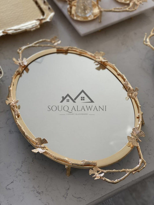 صينية ضيافة نحاسية - SOUQ ALAWANI 