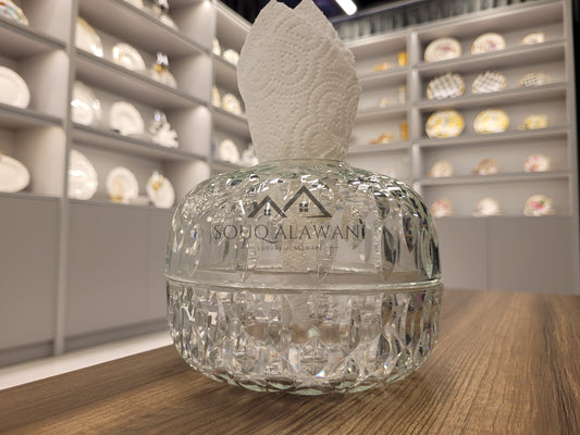 علب مناديل زجاجية - SOUQ ALAWANI 