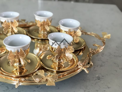 طقم فناجين قهوة عربية 12 قطعة - SOUQ ALAWANI 