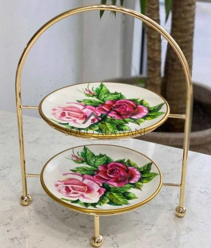 ستاند أطباق نحاسي - SOUQ ALAWANI 