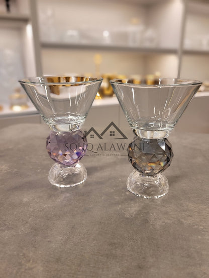 طقم كاسات حلى كريستال 6 قطع - SOUQ ALAWANI 