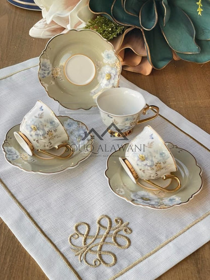 طقم فناجين قهوة 12 قطعة - SOUQ ALAWANI 