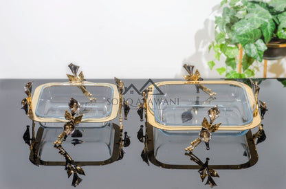 طقم سخانات طعام زجاجية 6 قطع - SOUQ ALAWANI 