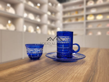 طقم ضيافة 18 قطعة - SOUQ ALAWANI 