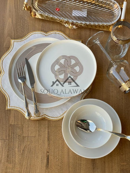 طقم سفرة 24 قطعة / 6 أشخاص - SOUQ ALAWANI 