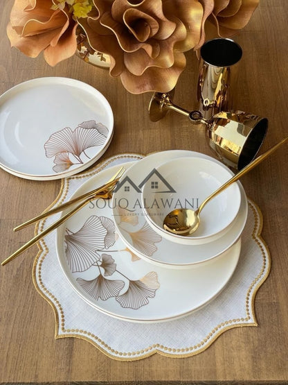 طقم سفرة 24 قطعة / 6 أشخاص - SOUQ ALAWANI 